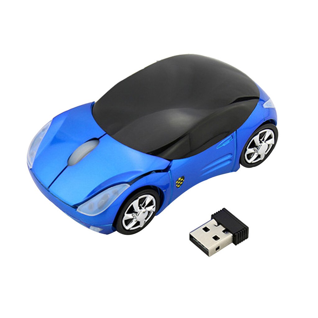 Binmer Wireless Mouse 3D Car Flexibly 2.4GHz 1600 DPI USB Receiver Mini Mice Optical Gaming Mouse For PC Laptop19APR8: BU