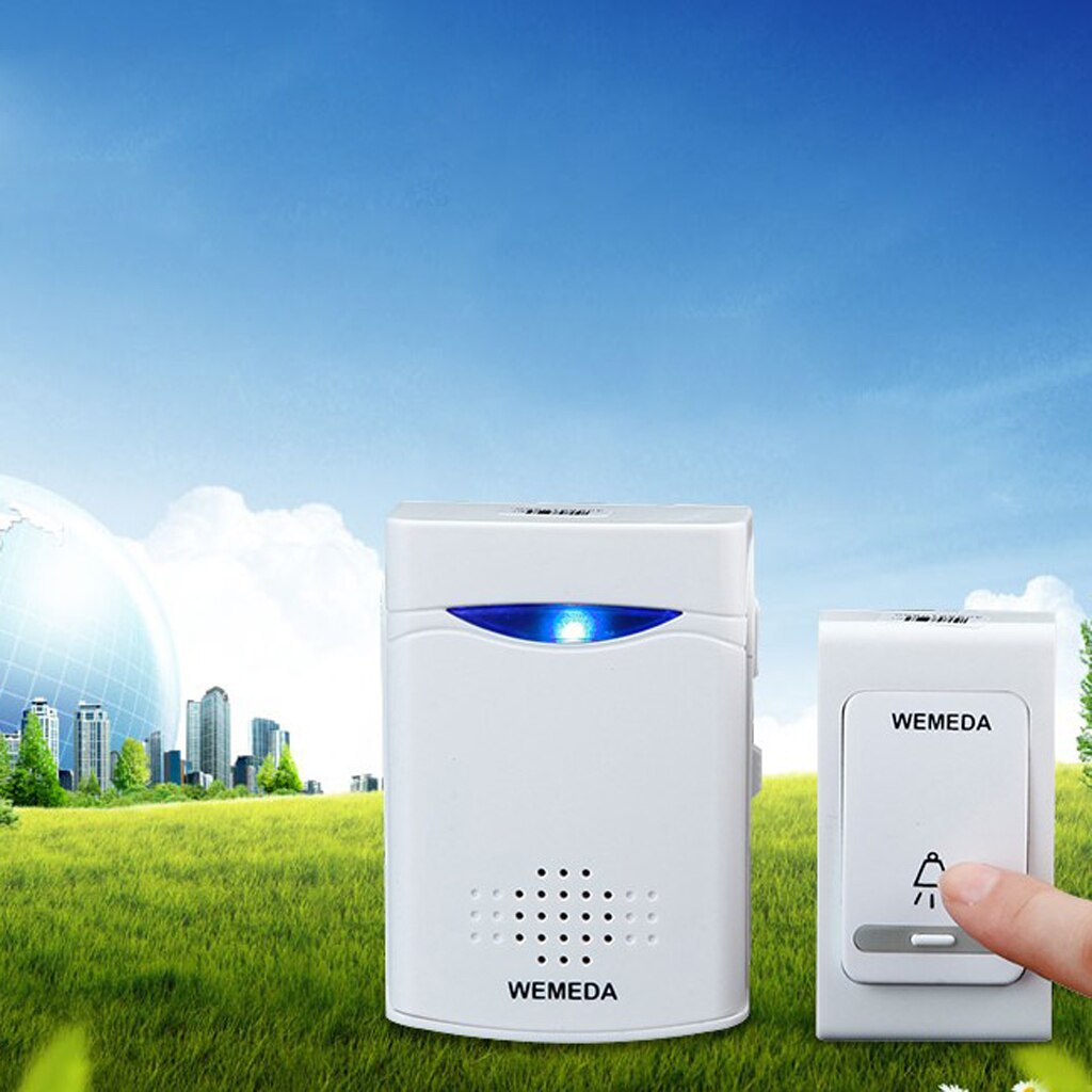 Music radio doorbell Wireless doorbell with 38 melodies and 3 volume levels, up