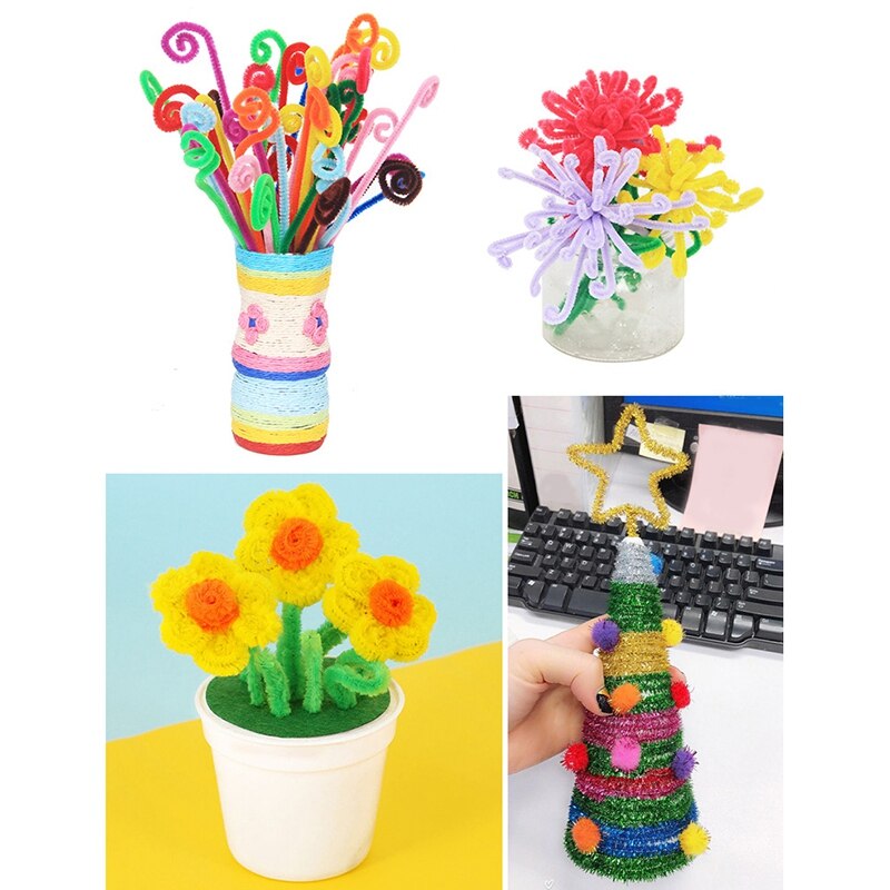 1200 Pieces Craft Supplies Assortment Set, Multicolor Pipe Cleaners