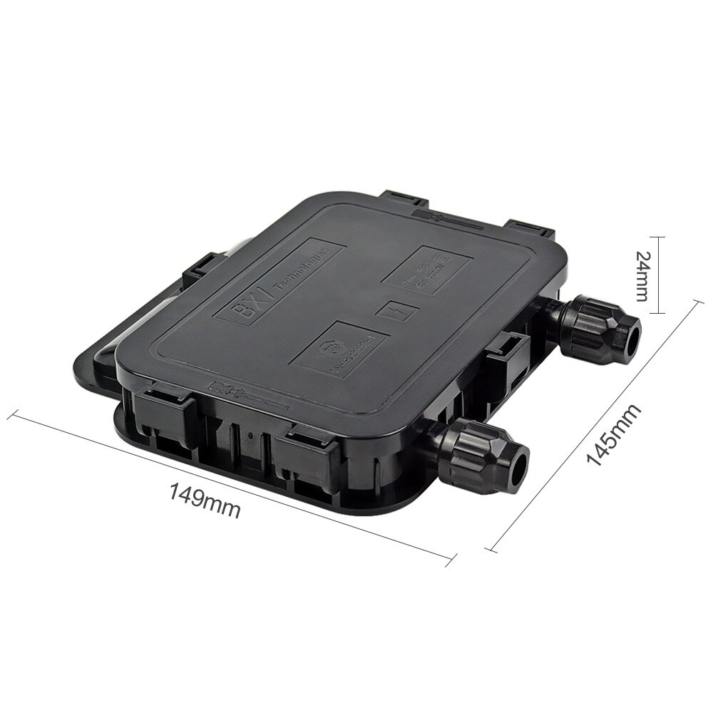 SUNYIMA 250W-350W Solar Junction Box waterproof IP65 for Solar Panel connect PV Junction Box Solar Cable Connection with diode