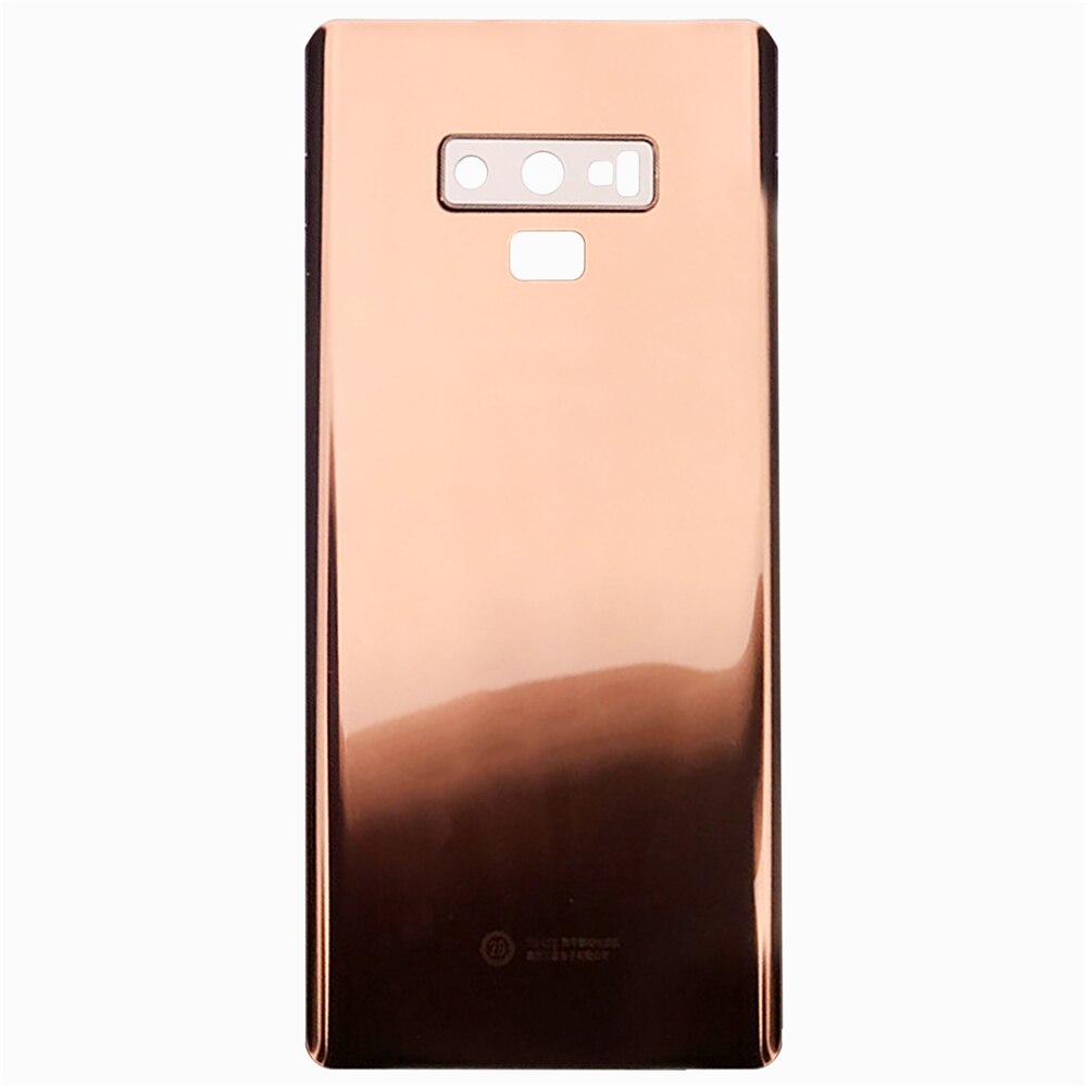 Batterij Cover Terug Glas Case Behuizing Met Camera Cover Vervanging Voor Samsung Galaxy Note 9 N9600 SM-N9600 N960F Accessoires: Gold
