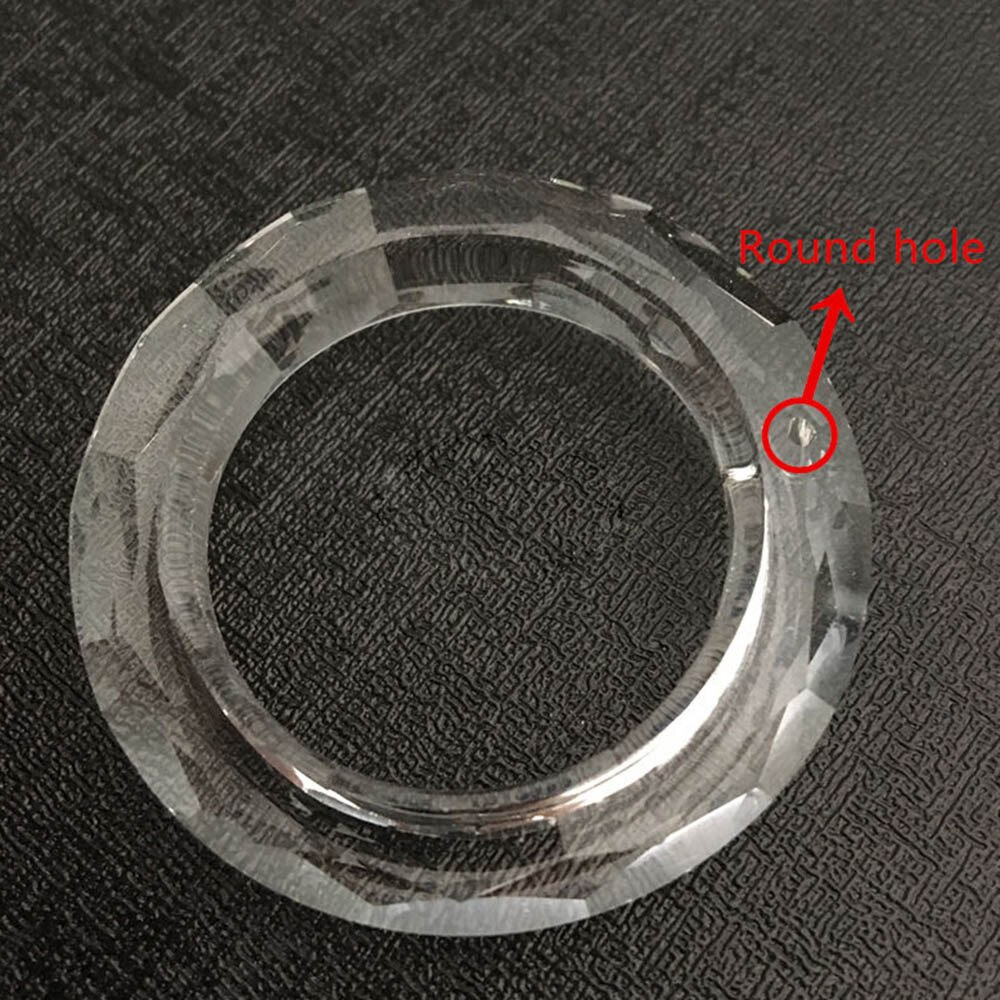 50mm Crystal Light Ring Circle Handing Pendant Chandelier Glass Crystals Lamp Prisms Parts Drops Pendants Rings #D