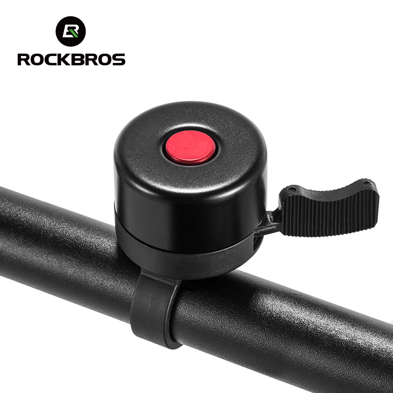 ROCKBROS Bicycle Bell MTB Road Handlebar Bike Horn Safety Sound Alarm Cycling Ring Bell Warning Bells Bicycle Accessories: WHITE