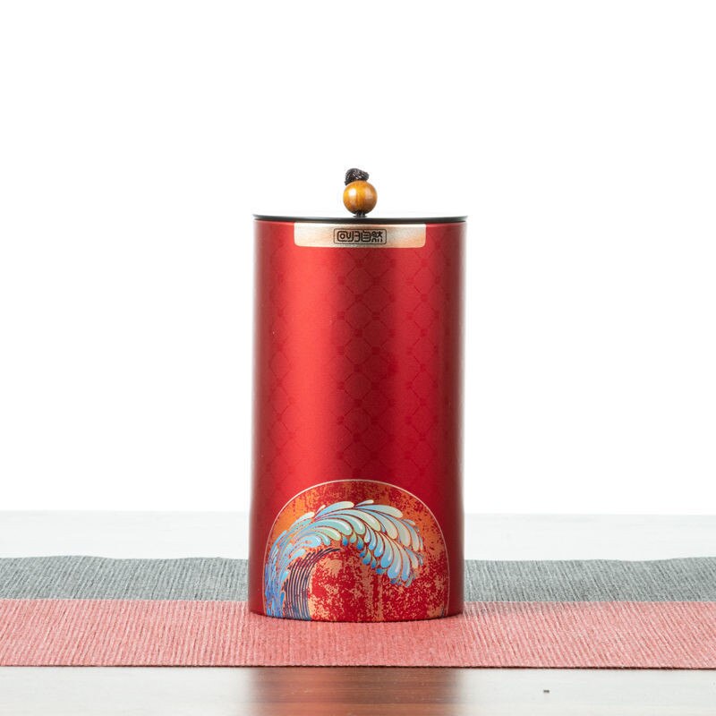 Luftdichten dosen, Universal- Tee dosen, verpackung, leere boxen, einfach zu reisen und tragen: rot