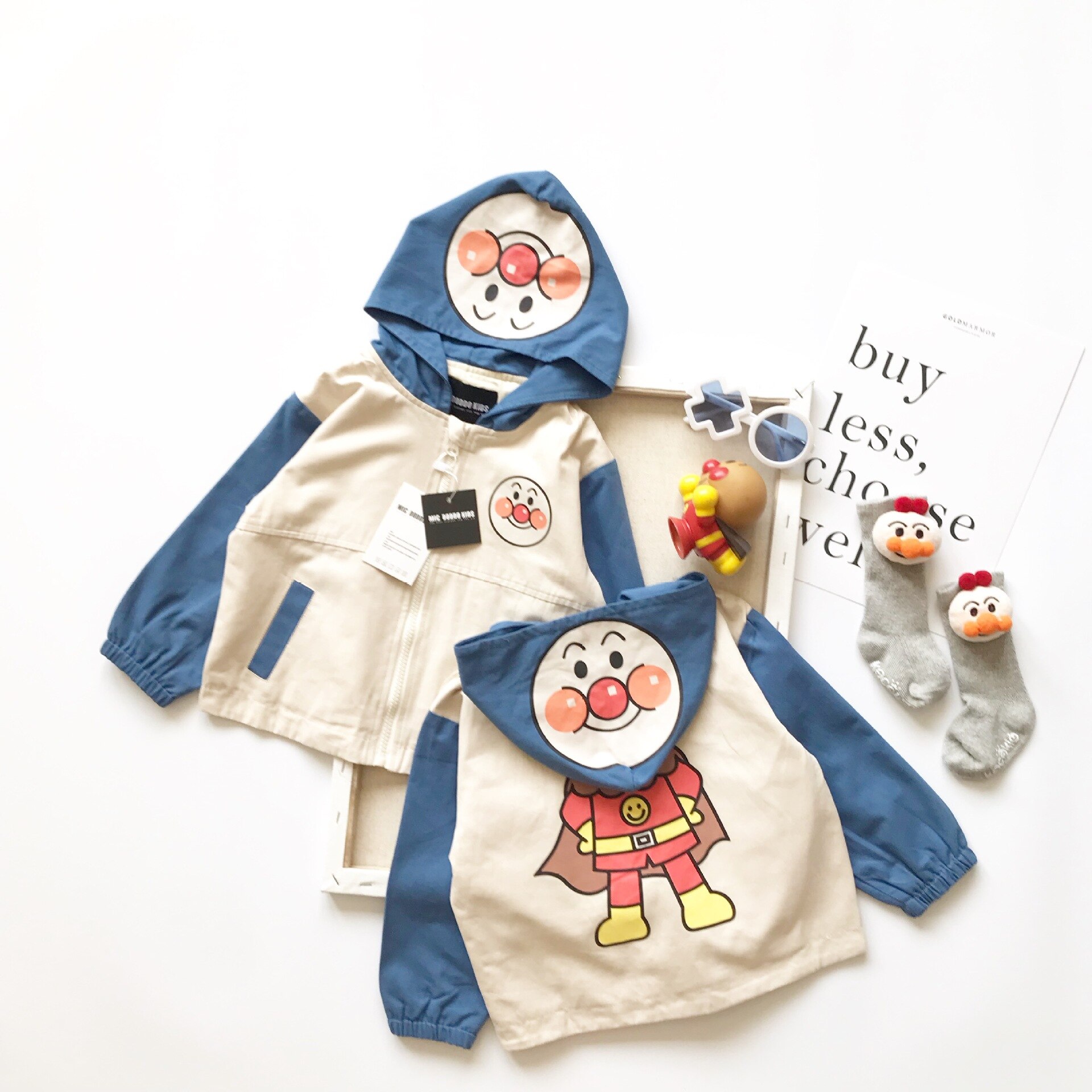 Baby Herfst En Winter Kleding Jongens En Meisjes Kinderen Hooded Katoenen Jas Cartoon Schattige Kinderen Jas Meisjes Jassen