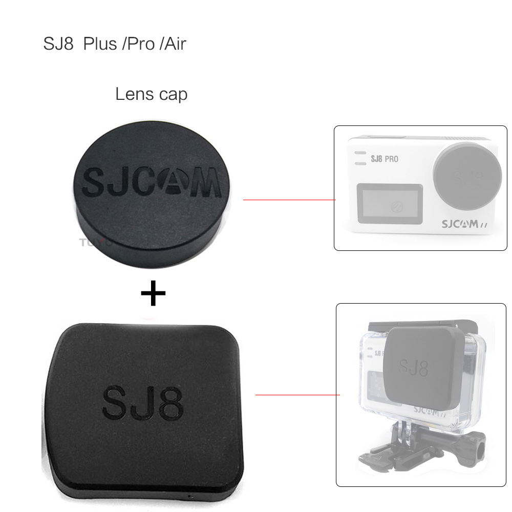 SJCAM SJ8 Lens Cap/Lens Cover/Glass UV Filter/Screen protector Film for For Original SJ8 Pro/Plus/Air Action Camera Accessories: SJ8 Cap