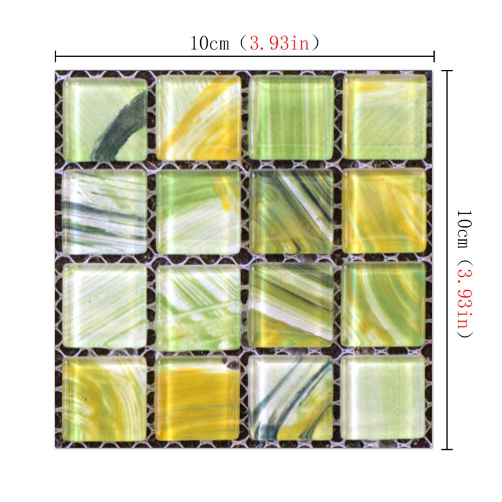 20 kpl/setti tee itse 3d seinätarraa vedenpitävä mosaiikkilaatta tarra paksuus pvc lattia kylpyhuoneen ovi keittiön kodinsisustustapetti: 04