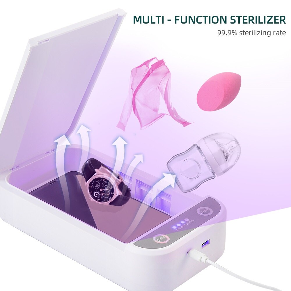 UV Sterilizer For Bacteria Prevention Nail Manicure Tools Beauty Salon UV Sterilizezation Box Ultraviolet Light Sterilization