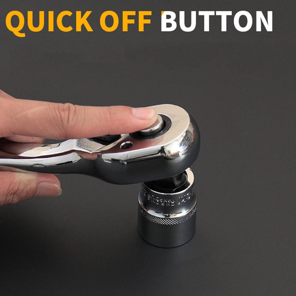 24 Teeth 1/4 3/8 1/2 inch Adjustable Extension Ratchet Handle Wrench Long Rotating Telescopic Socket Ratchet Wrench Spanner