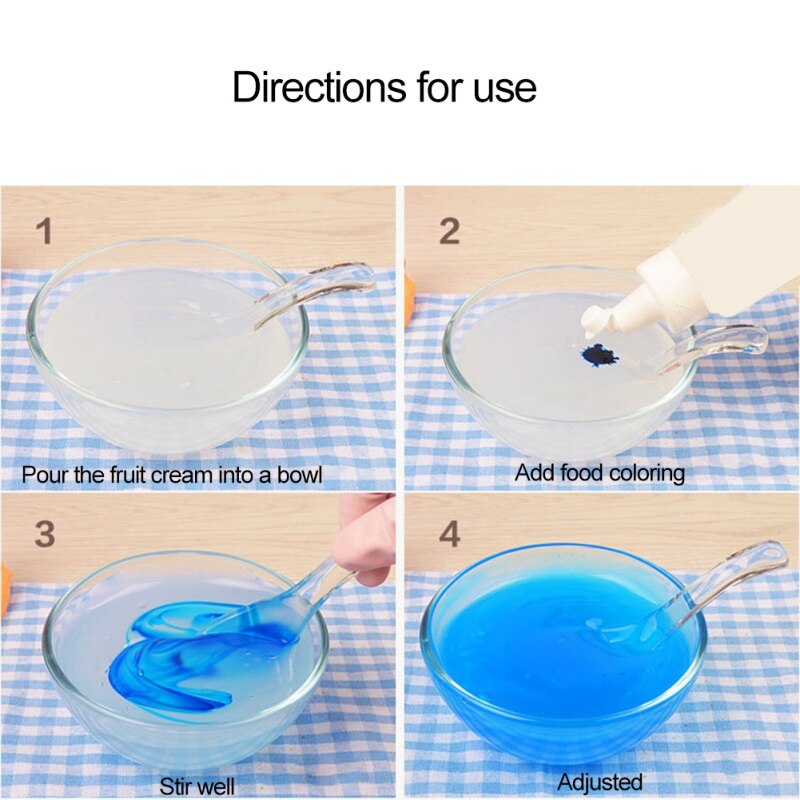5pcs/Set Jam Painting Squeeze Bottles Cake Decor Family Baking Pastry 50ML Bottle Drawing Tools Jam Pot*D