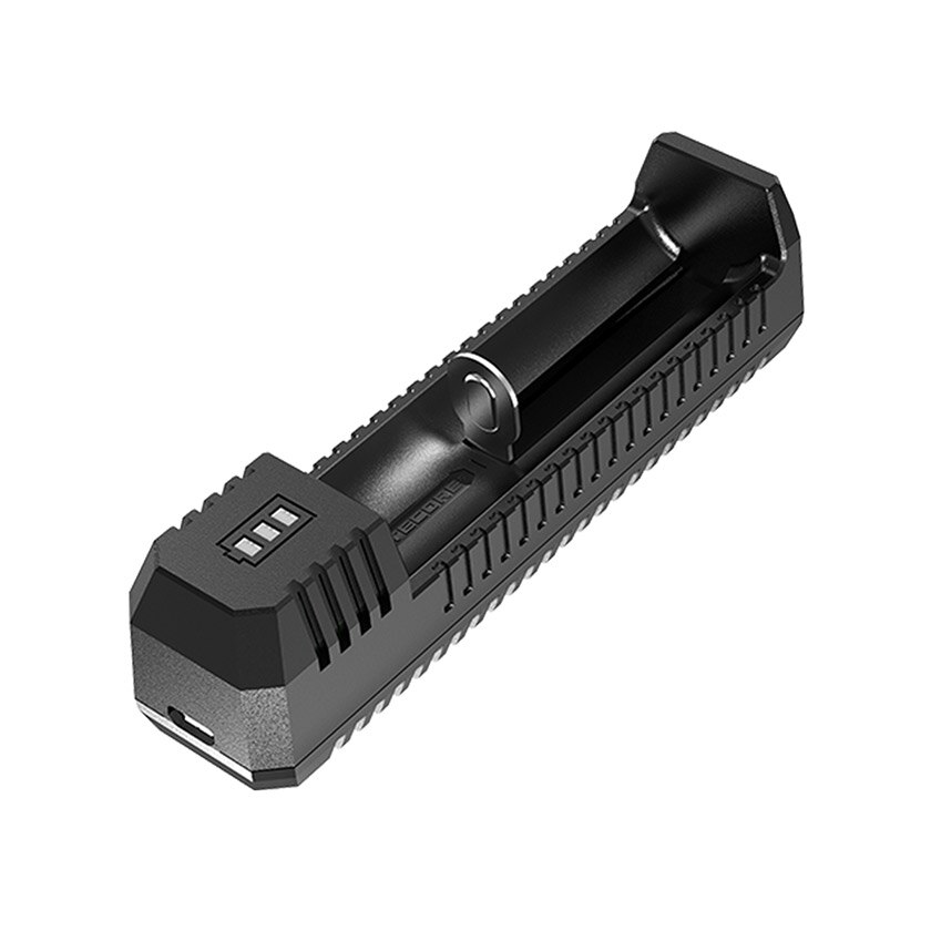 NITECORE UI1 Batterie Ladegerät Tragbare USB Li-Ion Batterie Ladegerät kompatibel mit 26650 20700 21700 18650 16340 14500 batterie