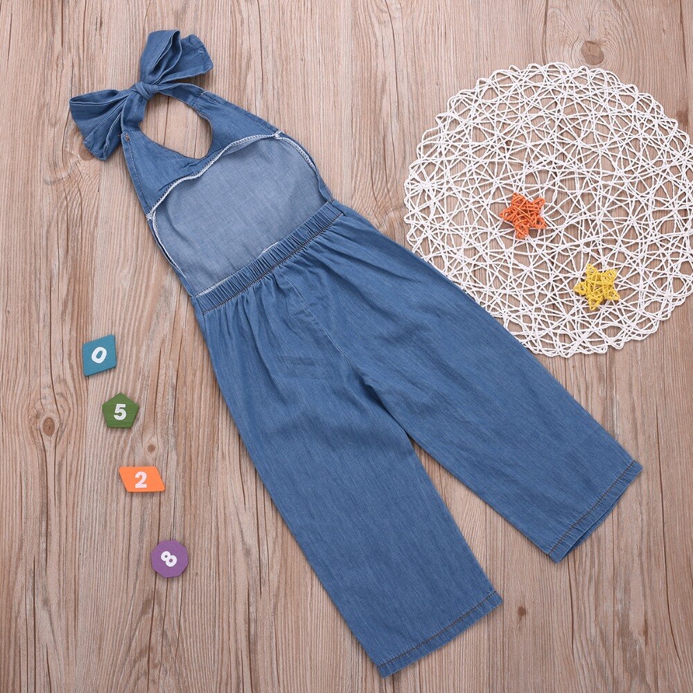 Children Wear Summer Toddler Denim Overalls Jeans For Kids Clothes Baby Girls Jumpsuits Rompers