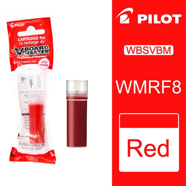 Piloot Whiteboard Marker 1.7/2.2-5.2/2.3Mm Tips Droog-Uitwissen Wbma Markers, Hervulbare Vloeibare Inkt Japan Briefpapier School Office Kits: green
