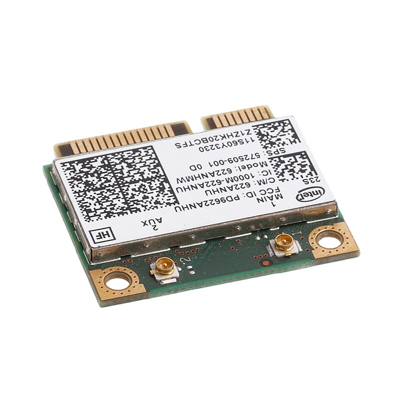 Intel 622ANHU Advanced-N WiFi Card for Lenovo 60Y3230 8540W 2540P HP 572509-001
