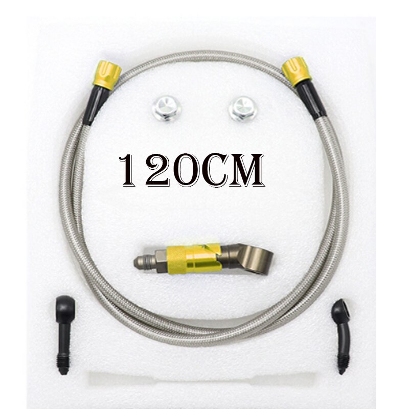 CNC Aluminum AN3 Quick Release Brake Line Connect Quick Detach Brake Tube Adapter Kit Brake Hose Kit: 15