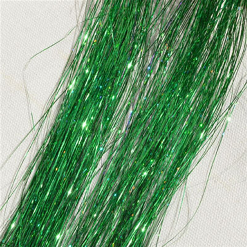 Hår glitter glitter förlängningar highlights falska hårstrån festaccessoarer hårförlängning bröllop fläta dreadlock: 03
