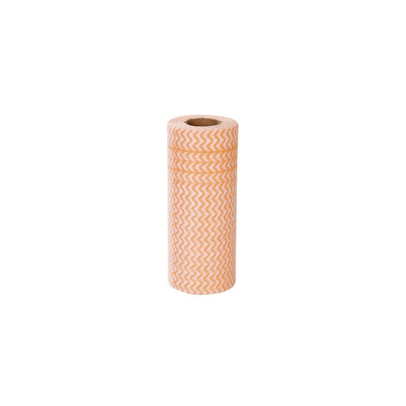 25 stuks/pak non-woven keukenreinigingsdoekjes wegwerpdoeken schuursponsjes vaatdoekjes badkamerwashandjes keukenhanddoeken: Oranje