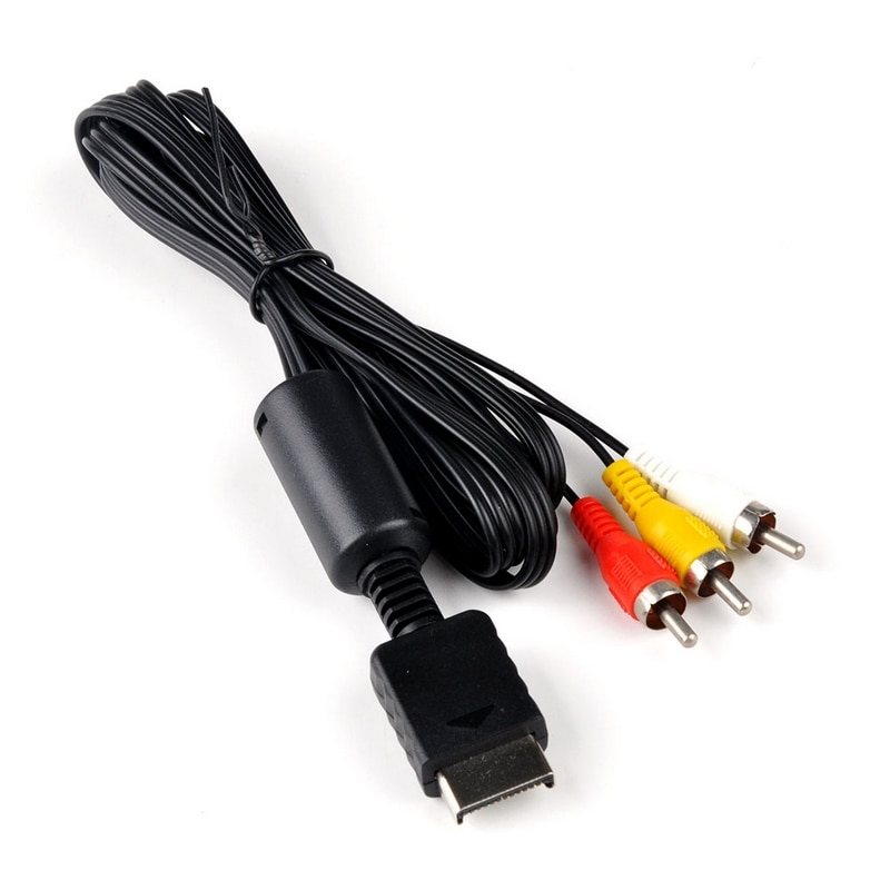 1.8M Rca Tv Kabel Av Lead Sound Video Voor Sony Playstation 2 3 PS2 PS3