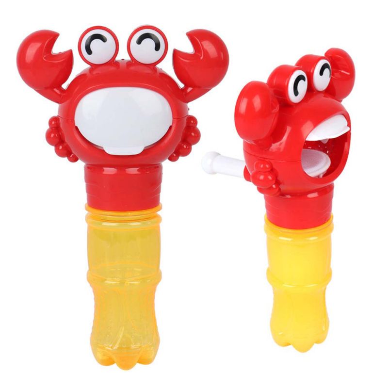 Krab maszyna robić baniek mydlanych gry na świeżym powietrzu zabawka kąpiel woda gry basen urodziny prezent na Halloween gry zabawka