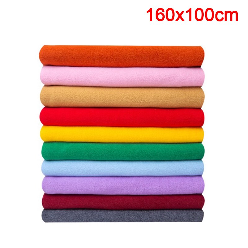 100*160cm tela Polar de lana gruesa de algodón suave felpa aterciopelada tela DIY hecho a mano