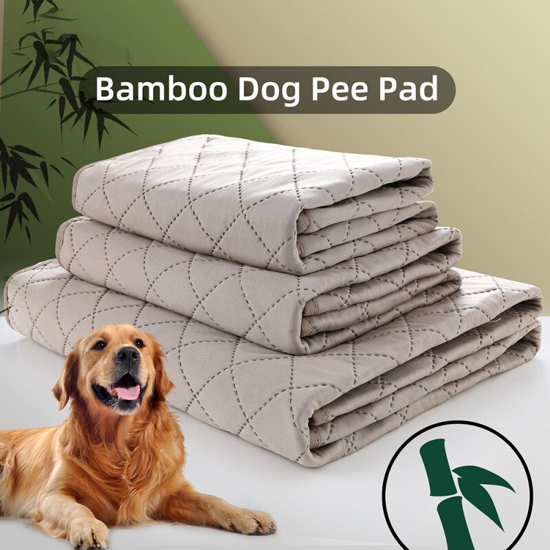 Natuurlijke Bamboe Urine Pad Waterdicht Huisdier Pee Matras Voor Pet Hond Kat Herbruikbare Wasbare Lekvrije Pee Pads Thuis Puppy slaap Mat