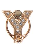 UVR Metal Diamond Finger Ring Character Phone Stand Holder English Letters Rhinestone Mobile Phone Holder Stand For All Phone: Y