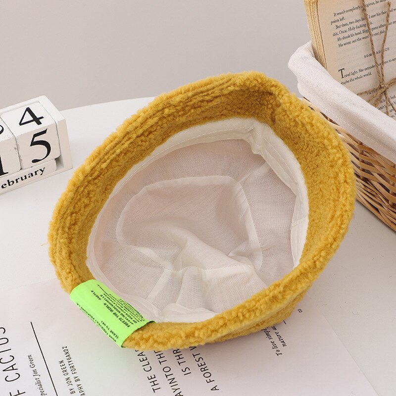 Barnas vinterdukmerke til å holde varmen servantlokk japansk brev lam ullbøttehatt låve vinter smålåve takrenne jenter hattemaker