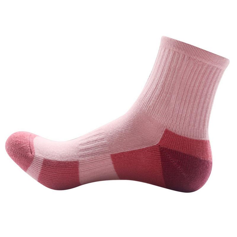 Schaatsen Skateboard Warme Kous Handdoek Bodem Verlengd Verdikte Sokken Zachte En Comfortabele Sokken Voor Volwassen En Kinderen: Pink