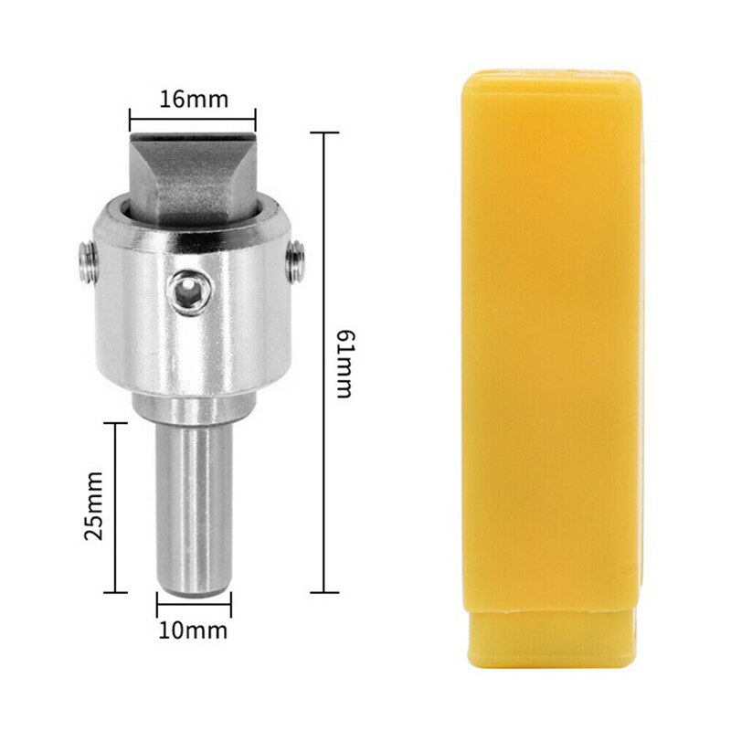 6PCS Premium Finger Ring Drill Bit Carbide Blades Handle Drill Woodworking Milling Cutter Ring Molding Tool DIY 18/19/22/24mm