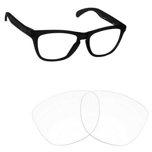 Verres de rechange polarisants Oakley Frogskins | Verres de rechange, variétés de montures, pour Oakley Frogskins: Clear