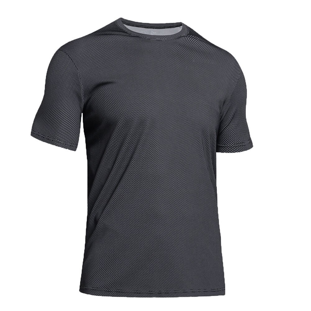 Camisetas deportivas de malla delgada transpirables de secado rápido para hombre para verano al aire libre DOG88: Black / XL