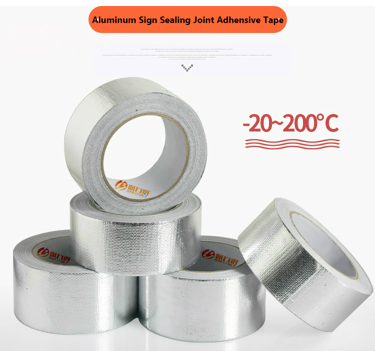 Aluminiumsskilt forsegling fælles adhensive tape aluminiumsfolie tape