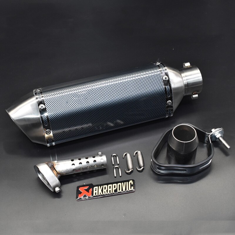 Universele voor akrapovic moto rcycle uitlaat escape moto met db killer Uitlaat Systemen voor honda benelli msx125 nmax EP01