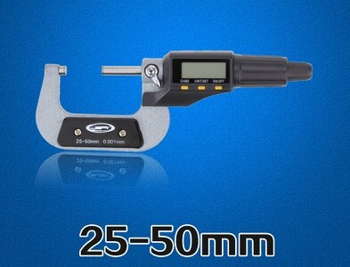 0-100MM 0.001 precision digital display micrometer screw gauge screw-thread outside micrometer measuring tool: 30020035  25-50MM