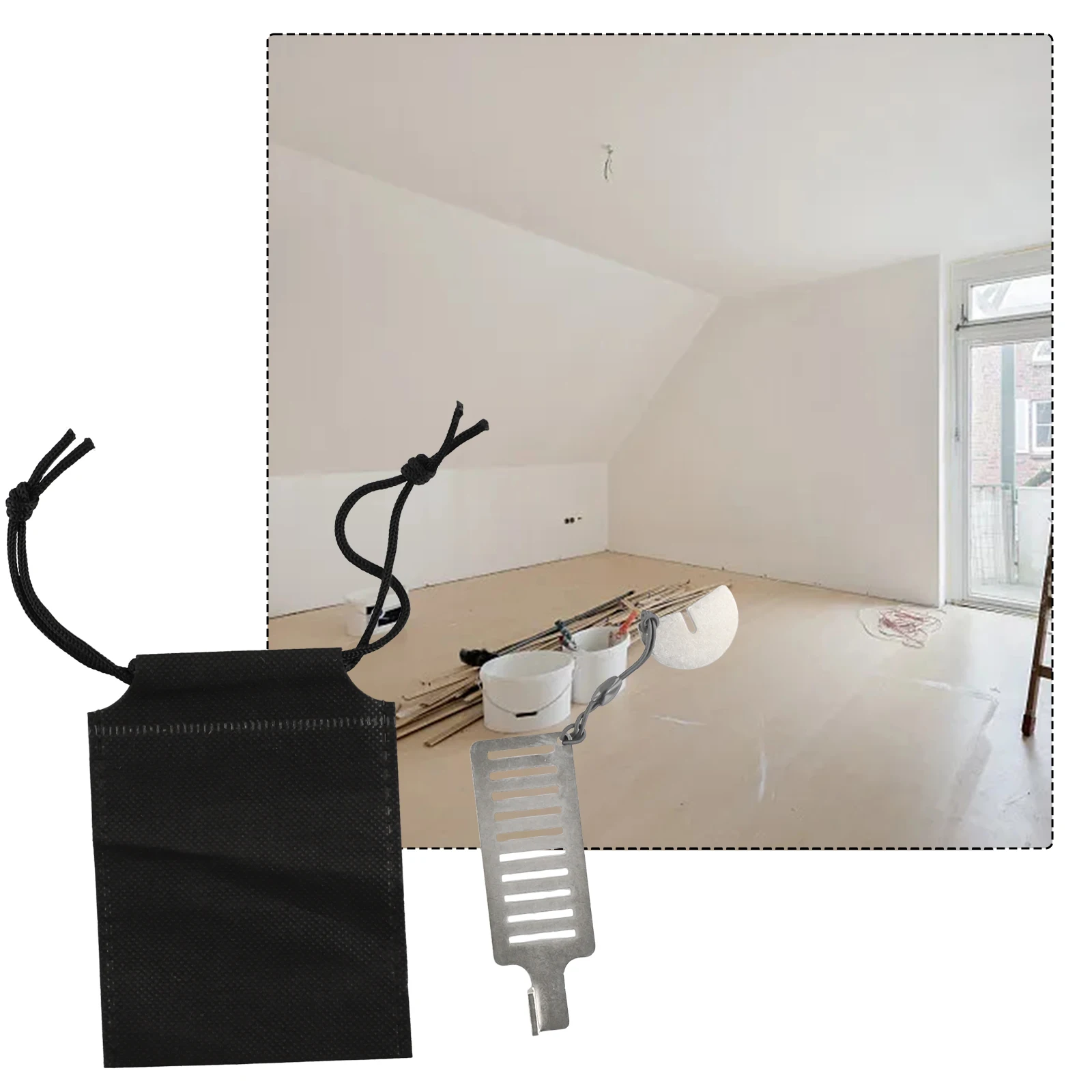 Home Travel Hotel Deurslot Addalock Safe Lock Draagbare Privacybeschermer Roestvrij staal met opbergtas 1PC 8cm