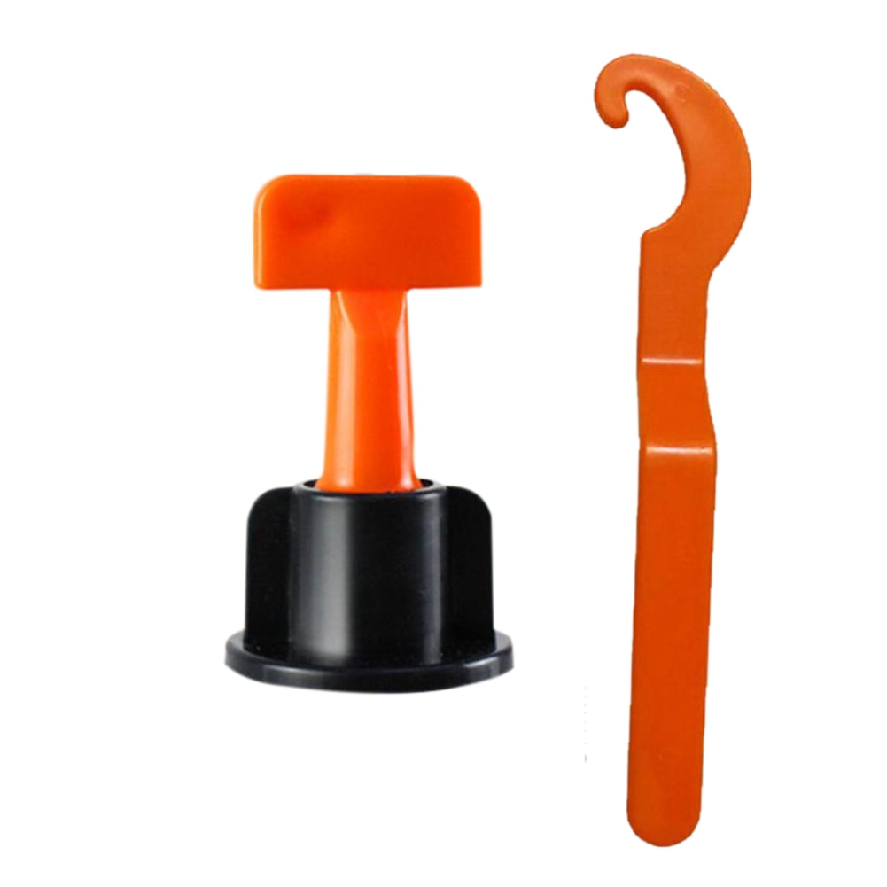 Abkm gulv væg fliser nivellering system nivellering plast clip justerbar lokalisering afstandsstykker tang niveau kiler håndværktøj 50pc