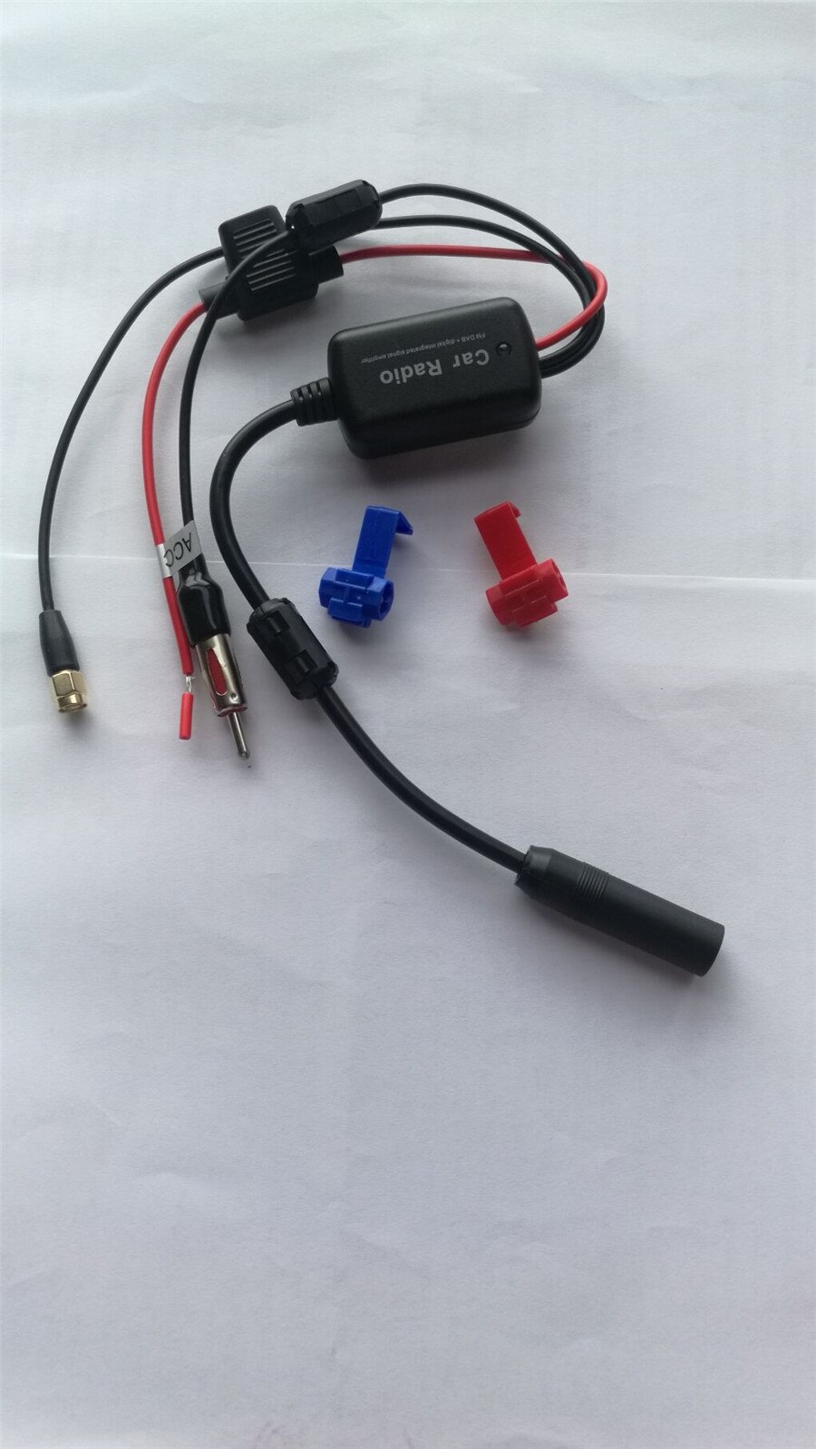 AM FM DAB+ Digital Radio Signal Amplifier Booster for Car Stereo Antenna Adapter