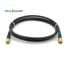 RP-SMA Male naar SMA Stekker RF Pigtail Kabel RG58 Coaxiale RF Pigtail Draadloze Wifi Antenne Kabel Signaal Lage Verlies