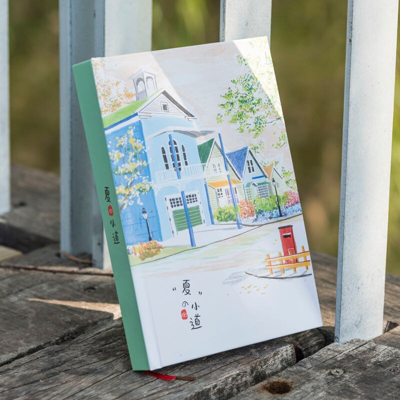 Love Spread Small Pure and Fresh Aesthetic Color Page Diary Book Illustration Notes Student Notepad Stationery Notebook: 6