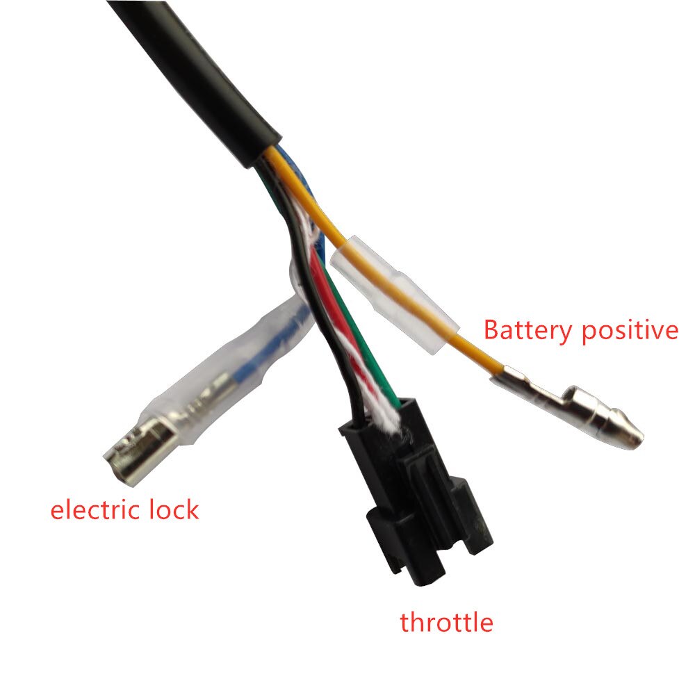 12V 24V 36V 48V 60V 72V Elektrische Fiets Thumb Throttle met key lock LCD display gas voor elektrische fiets/scooter/e-bike