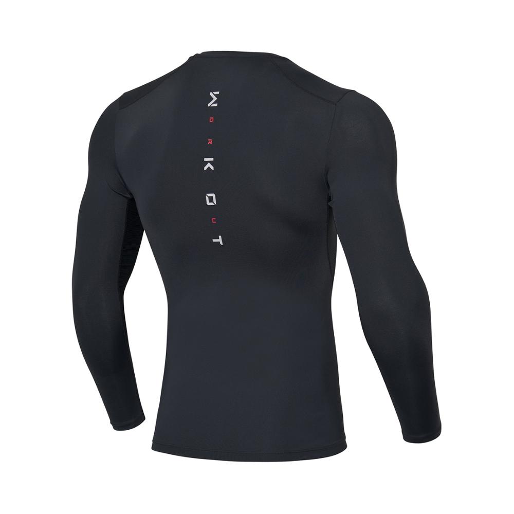 Li-ning mænds træningsserie basislag 88%  nylon 12%  spandexforing tight fit langærmet sports t-shirts audp 063 cond 19