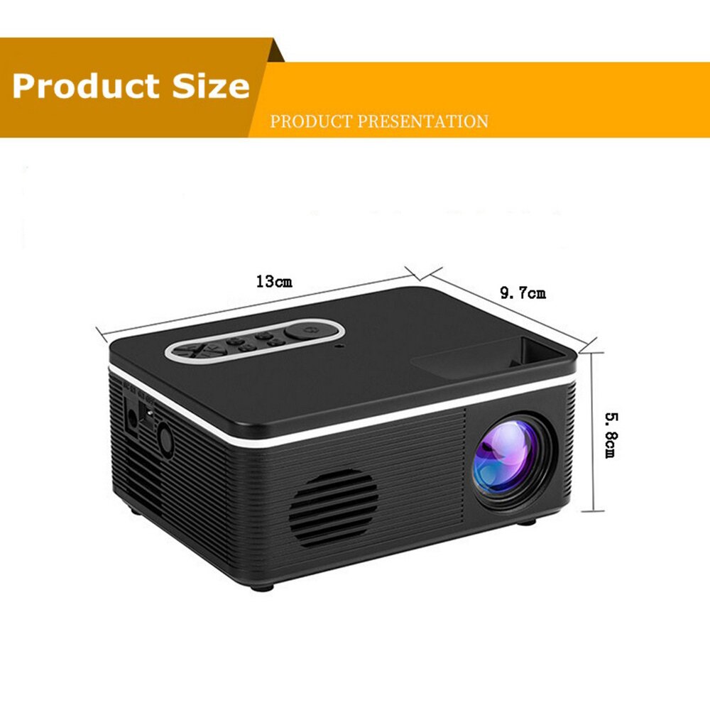 23000LM 4K 1080P LED Smart Home Theater Projector Android HD Wifi 3D Video Movie With EU/US Plug