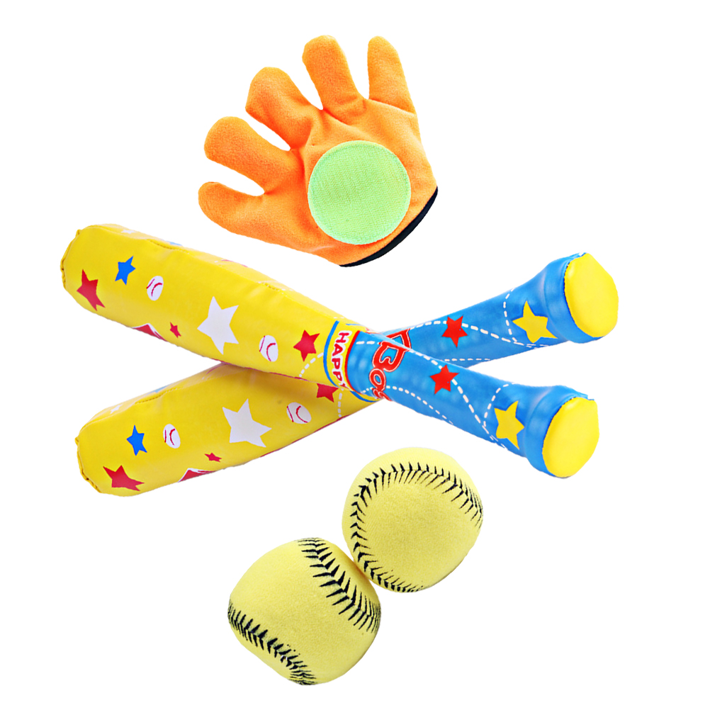 1 Set Parent-Child Funny Outdoor Baseball Catch Bat And Balls for Boys Kids
