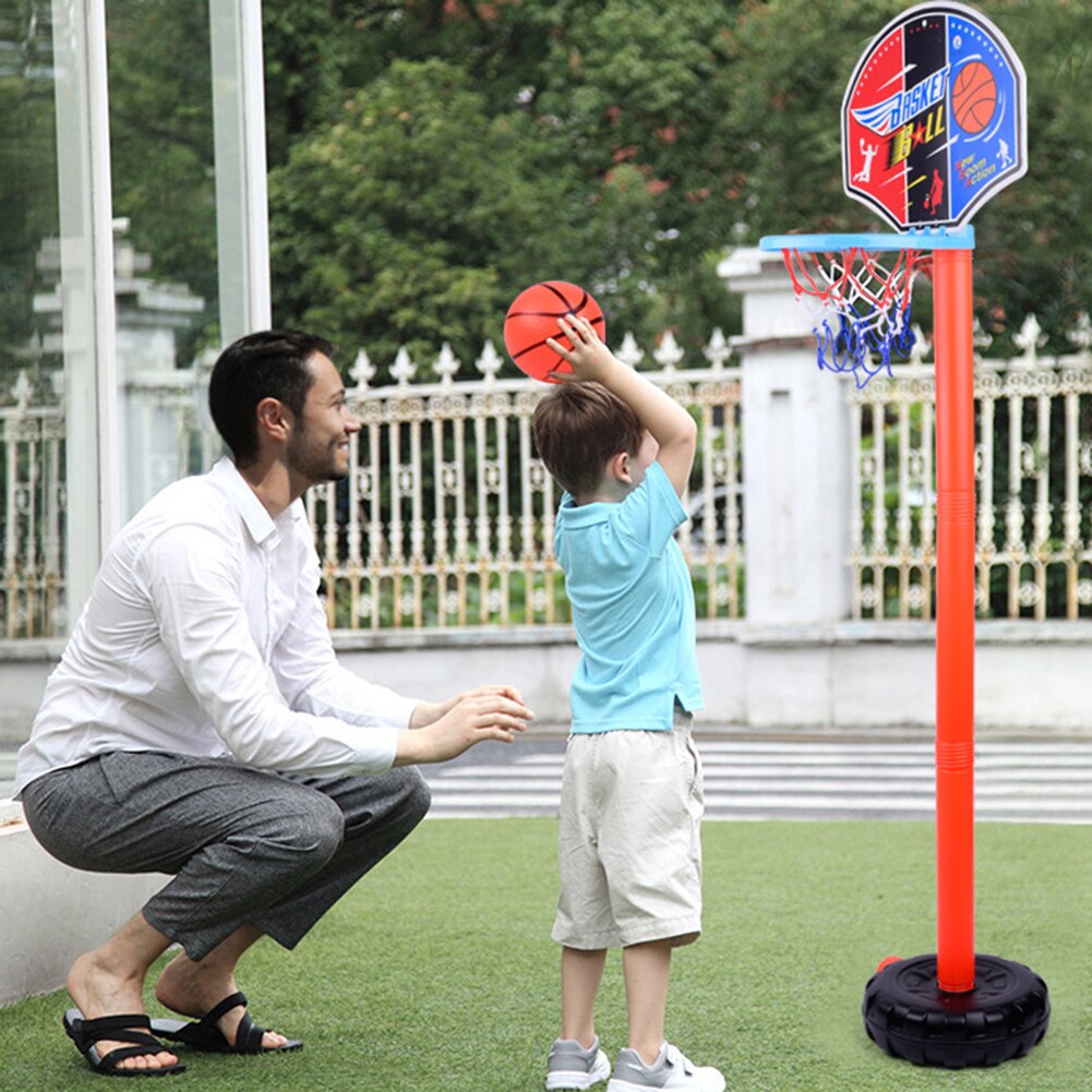 Kinderen Basketbal Spelen Set Outdoor Sport Verstelbare Stand Mand Holder Hoop Doel Game Mini Indoor Kids Yard Game Boy Speelgoed