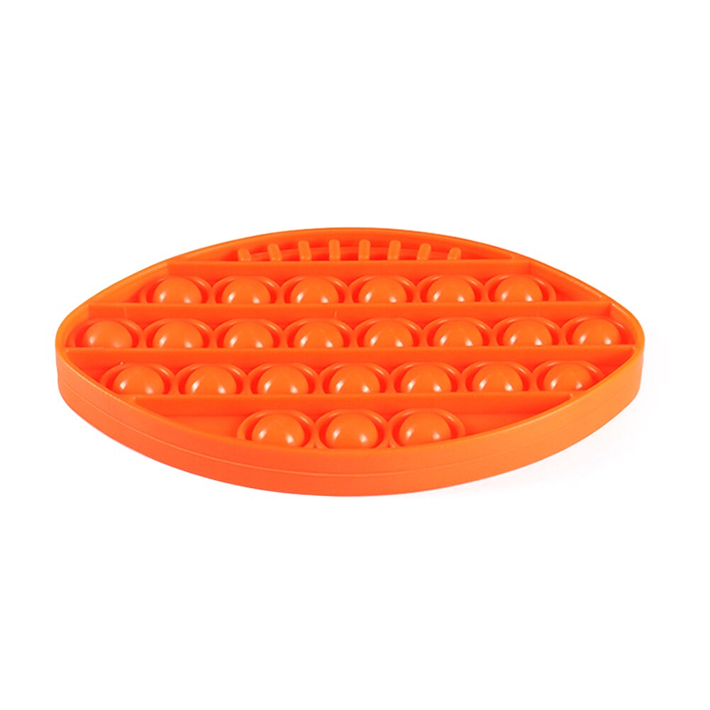 Divertente Push Pop Bubble autismo sensoriale ha bisogno di Antistress Kid Fidget giocattoli per bambini regali per adulti divertenti giocattoli Antistress: Orange