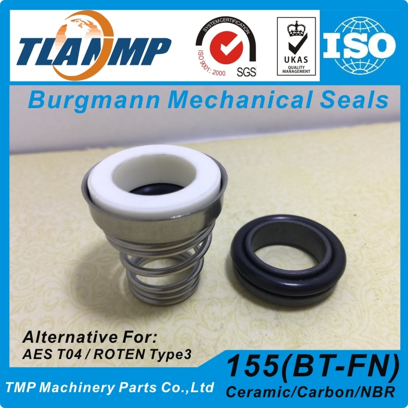 155a-22 , 155b-22 tlanmp mekaniske tætninger til fhe/fhs serie xylem lowara pumpe  kl01 aan | aes  t04/ burgmann bt-fn/roten type 3