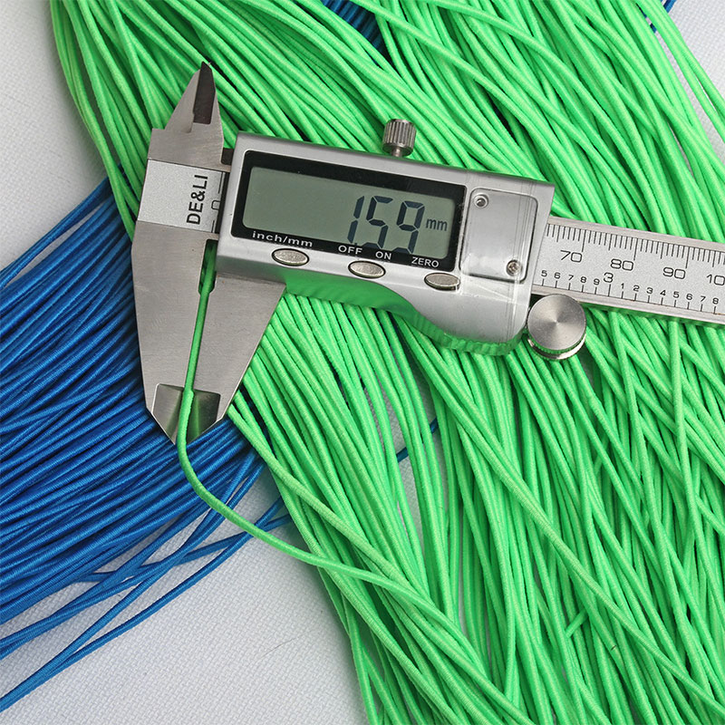 Cuerda elástica fuerte de 1,5mm, banda elástica colorida de , cordón de goma para costura DIY, joyería, manualidades, accesorios
