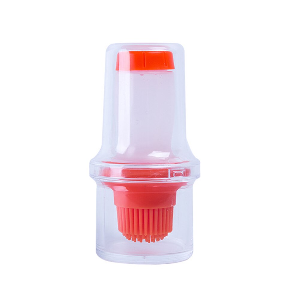 Cuisine Silicone Brosse À Huile avec Couvercle et Bouteille Barbecue Bidon D'huile résistant à la Chaleur À Badigeonner Barbecue Cuisson Assaisonnement Brosses: B