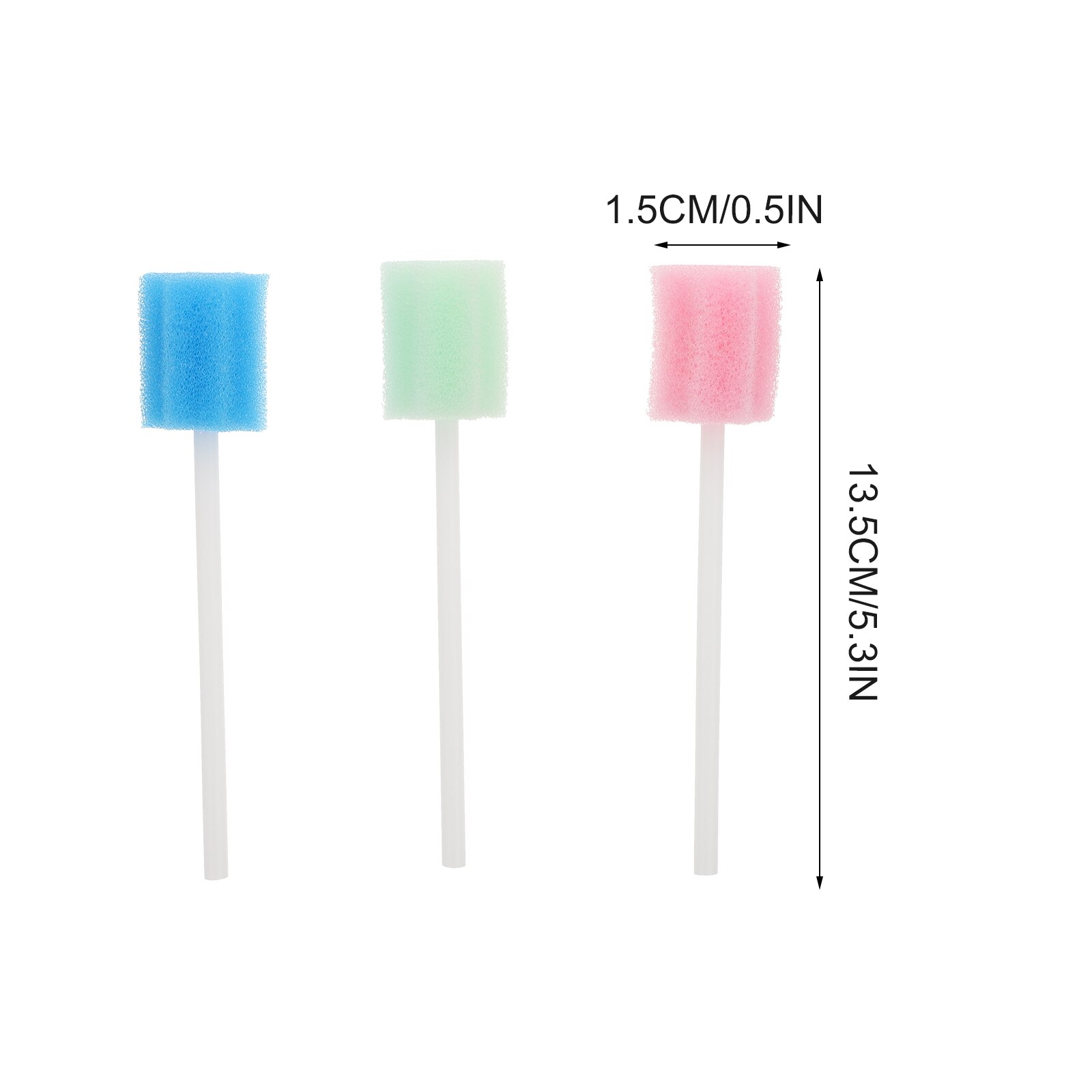 150pcs Disposable Sponge Swabs Oral Sponge Care Sticks Teeth Brushing Sticks