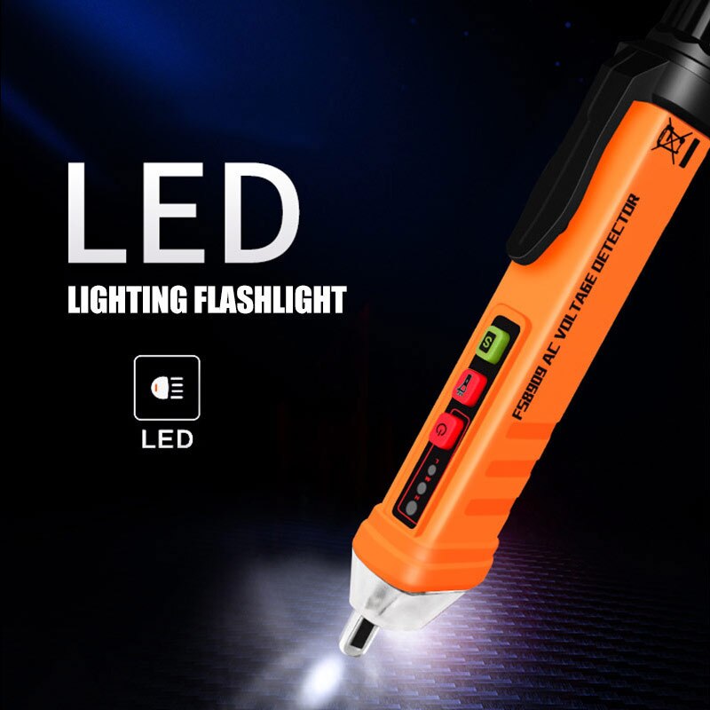 Voltage Tester with LED Light Electric Testing Pen Tool Sensitivity Multifunction Current Meters